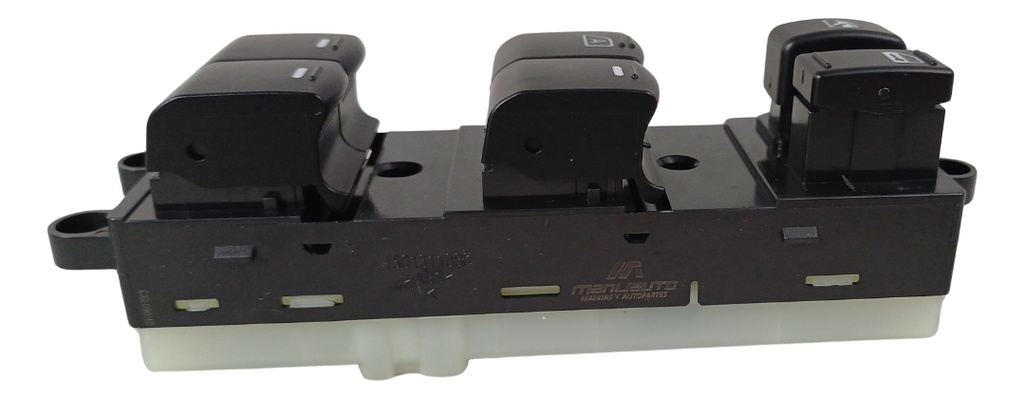 CONTROL ELECTRICO NS TIIDA AMERICANO/VERSA AMERICANO 07-11  DE ELEVADOR 19 PINS 6 TECLAS NEGRO C/OREJAS P/TORNILLO 12VCC MANIJAUTO Izquierdo Delantera  