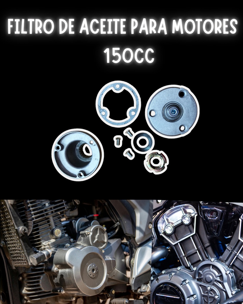 FILTRO ACEITE P/MOTOR 150CC