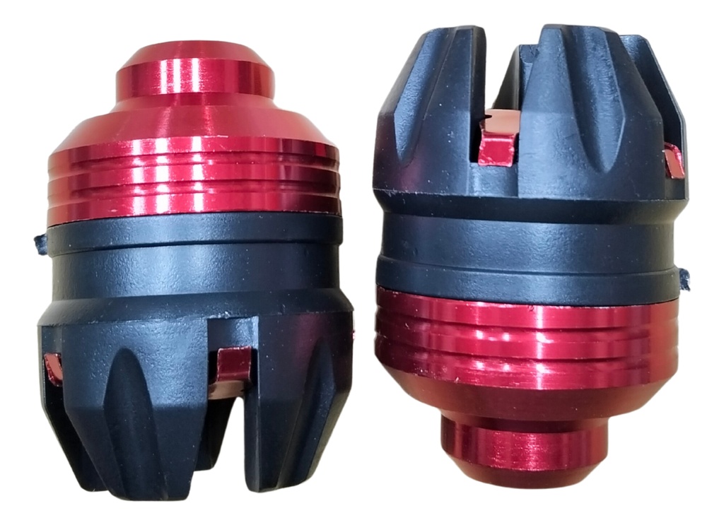 PROTECTOR SLIDER P/MOTO UNIVERSAL ROJO