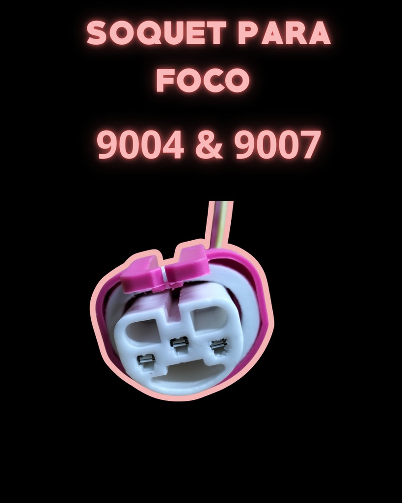 SOQUET FOCO 9004 -9007 CERAMICA