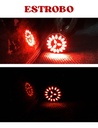 Foco 1034 Rojo 12 Leds Estrobo