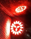 Foco 1034 Rojo 12 Leds Estrobo