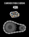 CANDADO P/CADENA MOTO MODELO 428