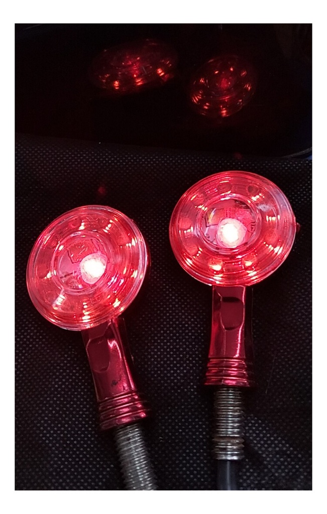 DIRECCIONAL MOTO LED ROJA