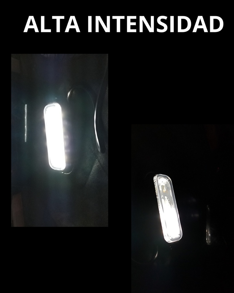 LUZ ESTROBO MOTO BLANCO