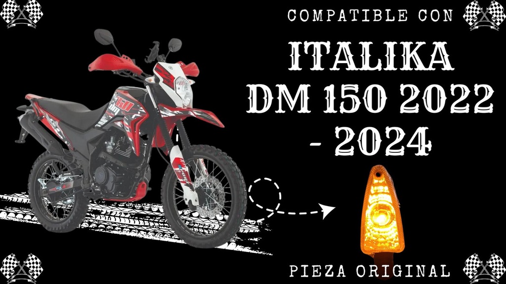 DIRECCIONAL DELANTERA DERERECHA ITALIKA DM150