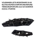 GUIA FASCIA DELANTERA VW JETTA BICENTENARIO 15-18 GLI/TDI/LIVE/FEST/COMFORTLINE/HIGHLINE/TRENDLINE/SPORTLINE L4/L5 4/5 CILINDROS 2.0/2.5L 4 PUERTAS DER