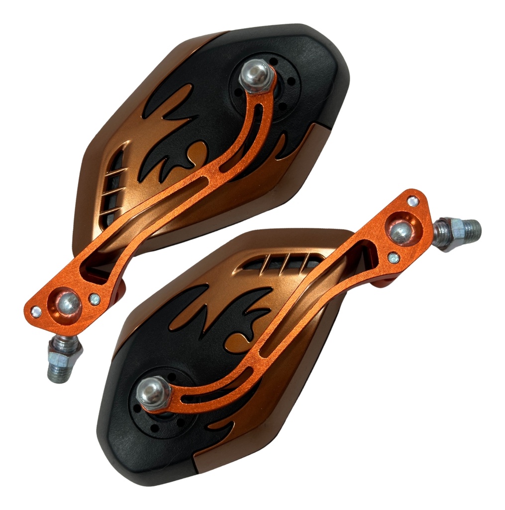 ESPEJO MOTO SOKO NARANJA/NEGRO