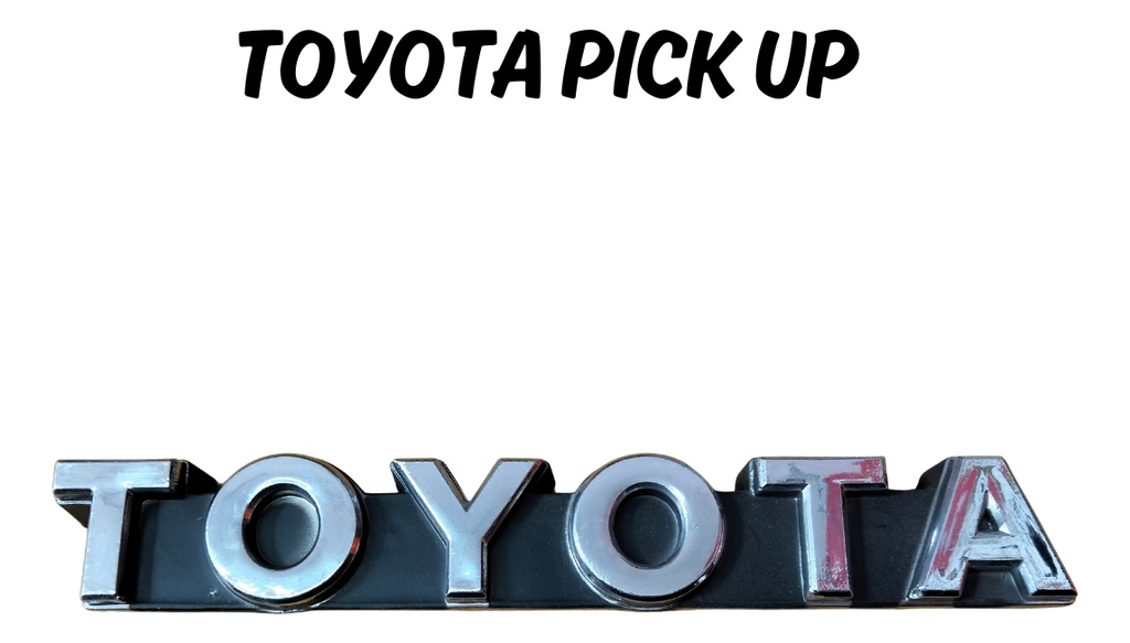 EMBLEMA PARRILLA TOYOTA P.U. LETRAS