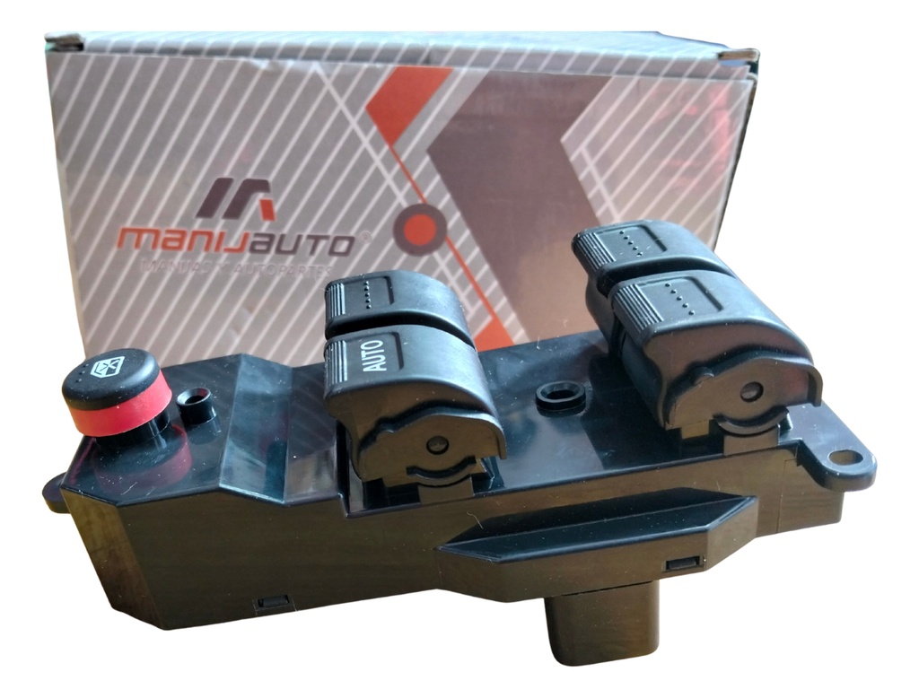 CONTROL ELECTRICO HD CIVIC 01-05/CR-V 02-06  DE ELEVADOR 20 PINS 5 TECLAS NEGRO 12VCC MANIJAUTO    