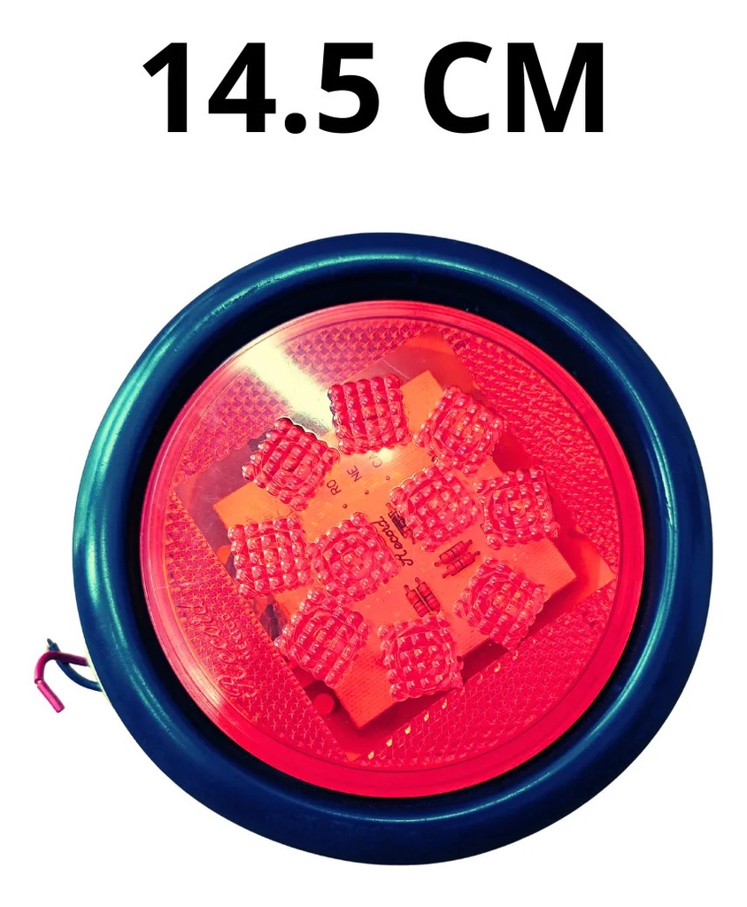 PLAFON EMBUTIDO HULE 4" 10 LEDS FIJO RJ