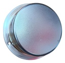 PLAFON EMBUTIDO CROMO CON ARILLO 4" ROJO