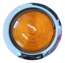 PLAFON EMBUTIDO CROMO CON ARILLO 4" AMBA