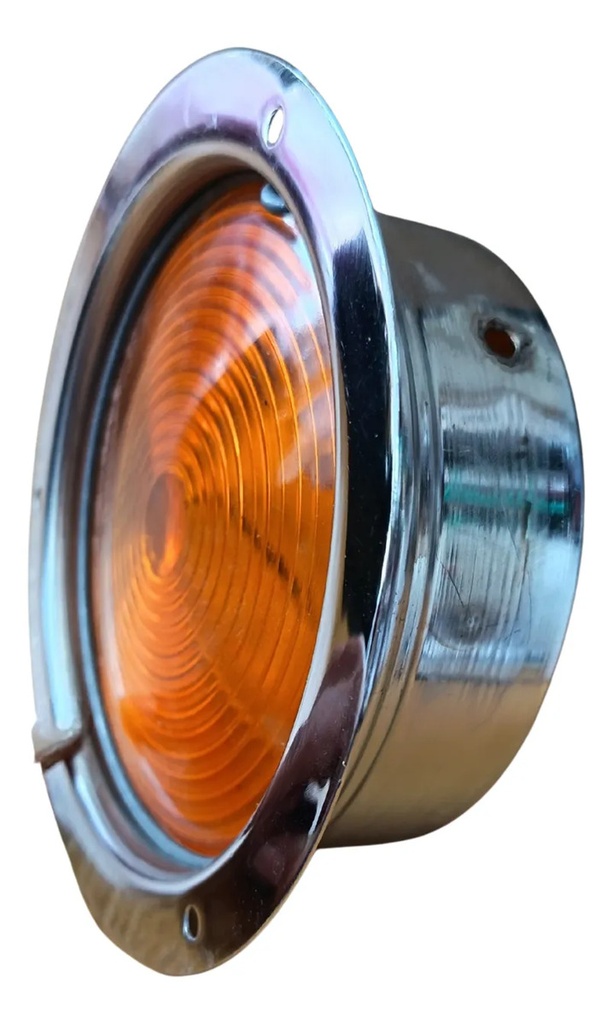 PLAFON EMBUTIDO CROMO CON ARILLO 4" AMBA