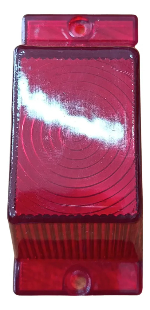 MICA PLAFON PIRAMIDE ROJO