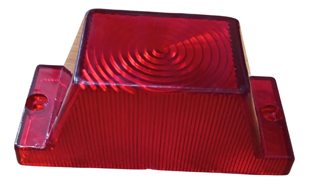 MICA PLAFON PIRAMIDE ROJO