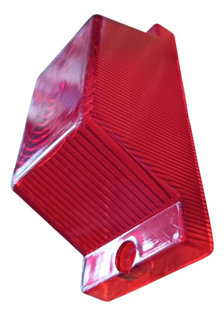 MICA PLAFON PIRAMIDE ROJO