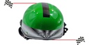 CASCO 1/2 CACHUCHA NEGRO BRILLO=MSD-300-NB (L)