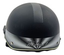 CASCO 1/2 CACHUCHA NEGRO BRILLO=MSD-300-NB (L)
