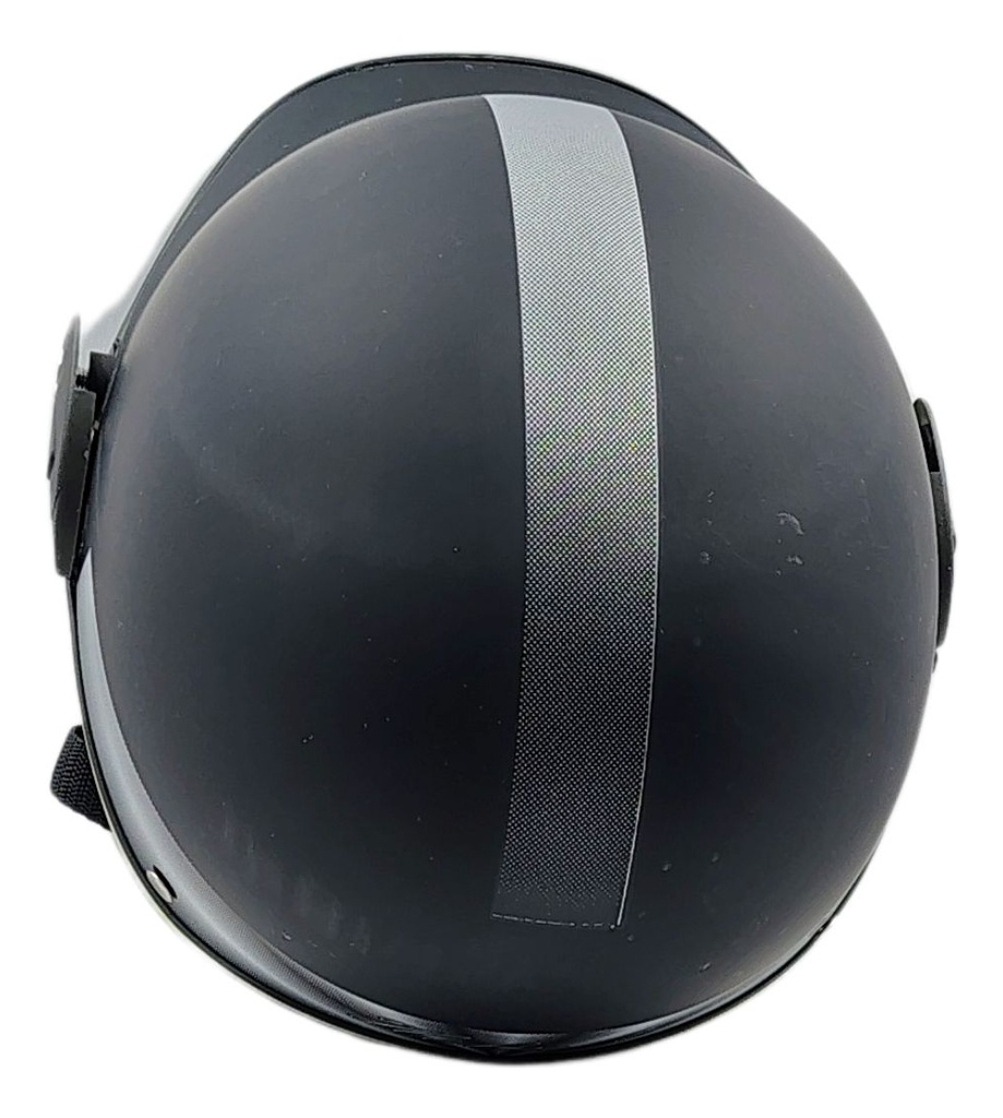 CASCO 1/2 CACHUCHA NEGRO BRILLO=MSD-300-NB (L)
