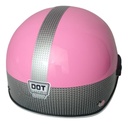 CASCO 1/2 CACHUCHA ROSA =MSD-300-ROSA (L)