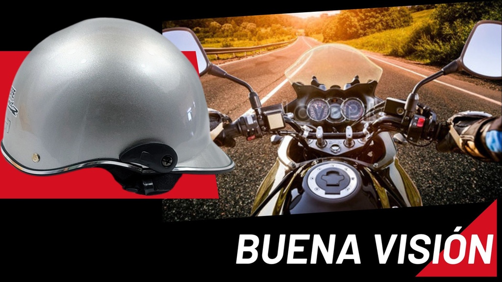 CASCO 1/2 CACHUCHA ROSA =MSD-300-ROSA (L)