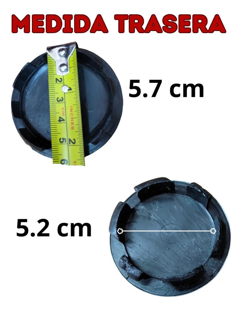 TAPA CENTRO RIN GMC CHICO  C/DIENTES