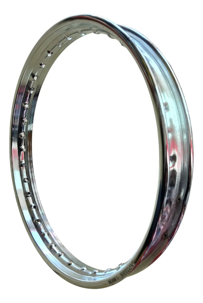 ARO DE RIN CROMADO ALTA RESISTENCIA 1.60 X 18 36H 9G