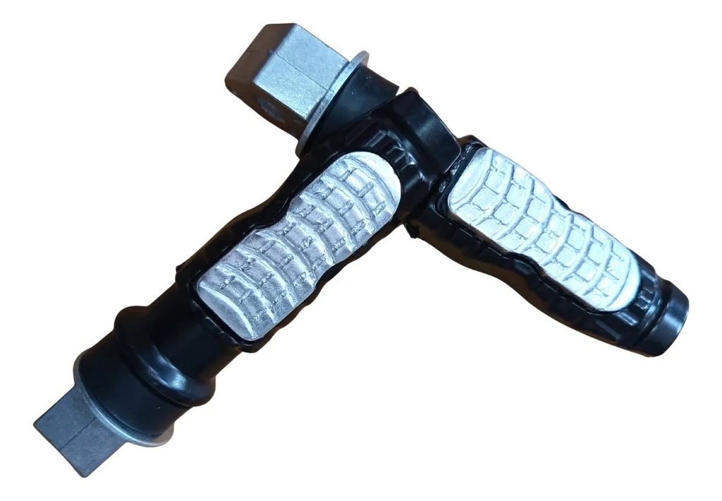 POSAPIE JGO TRASERO UNIVERSAL ALUMINIO MSD-816 PLATA