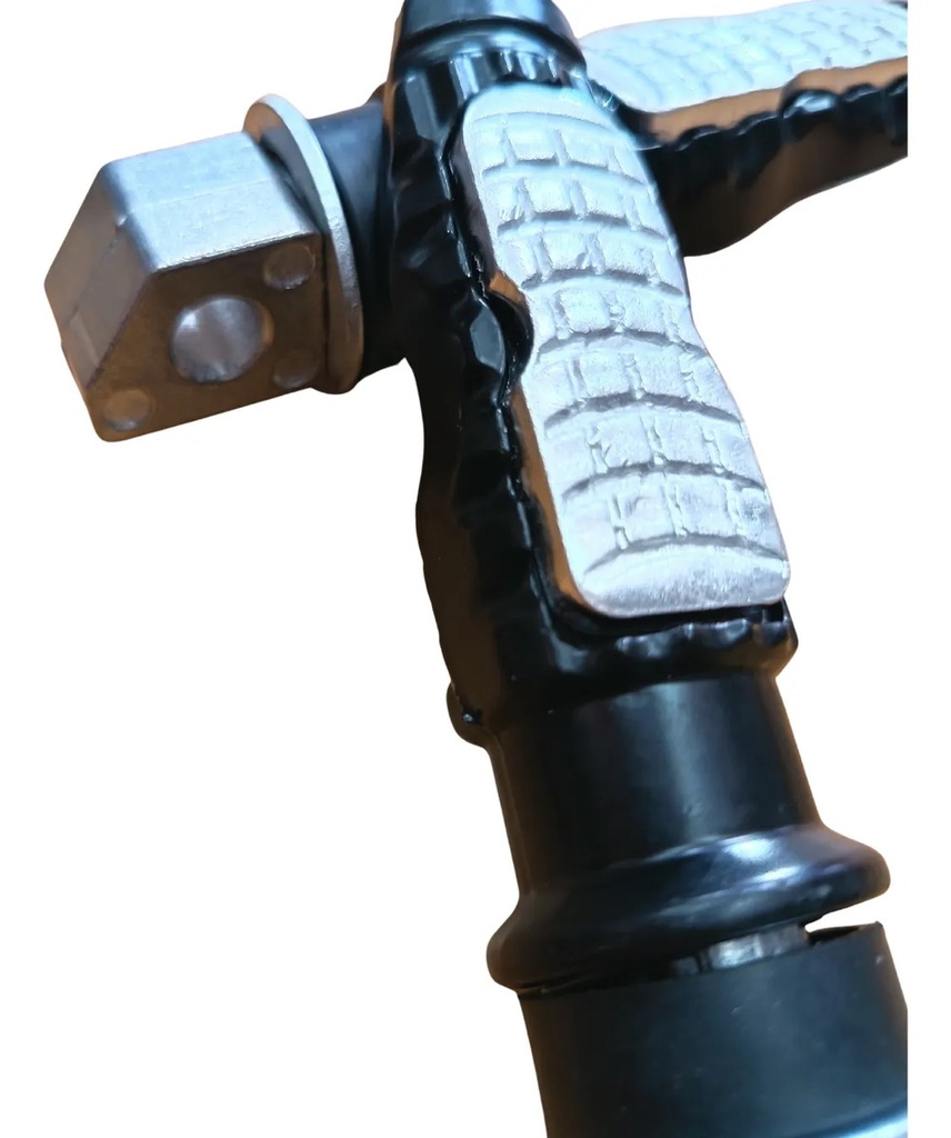 POSAPIE JGO TRASERO UNIVERSAL ALUMINIO MSD-816 PLATA