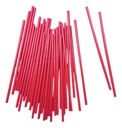 CUBRE RAYO/POPOTE DECORACION  17CM B/36PZ ROJO