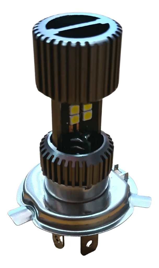 FOCO LED ALUMINIO P/MOTO H4 12V 14W 2000LM