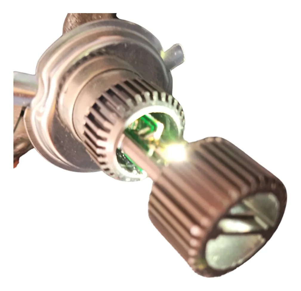 FOCO LED ALUMINIO P/MOTO H4 12V 14W 2000LM