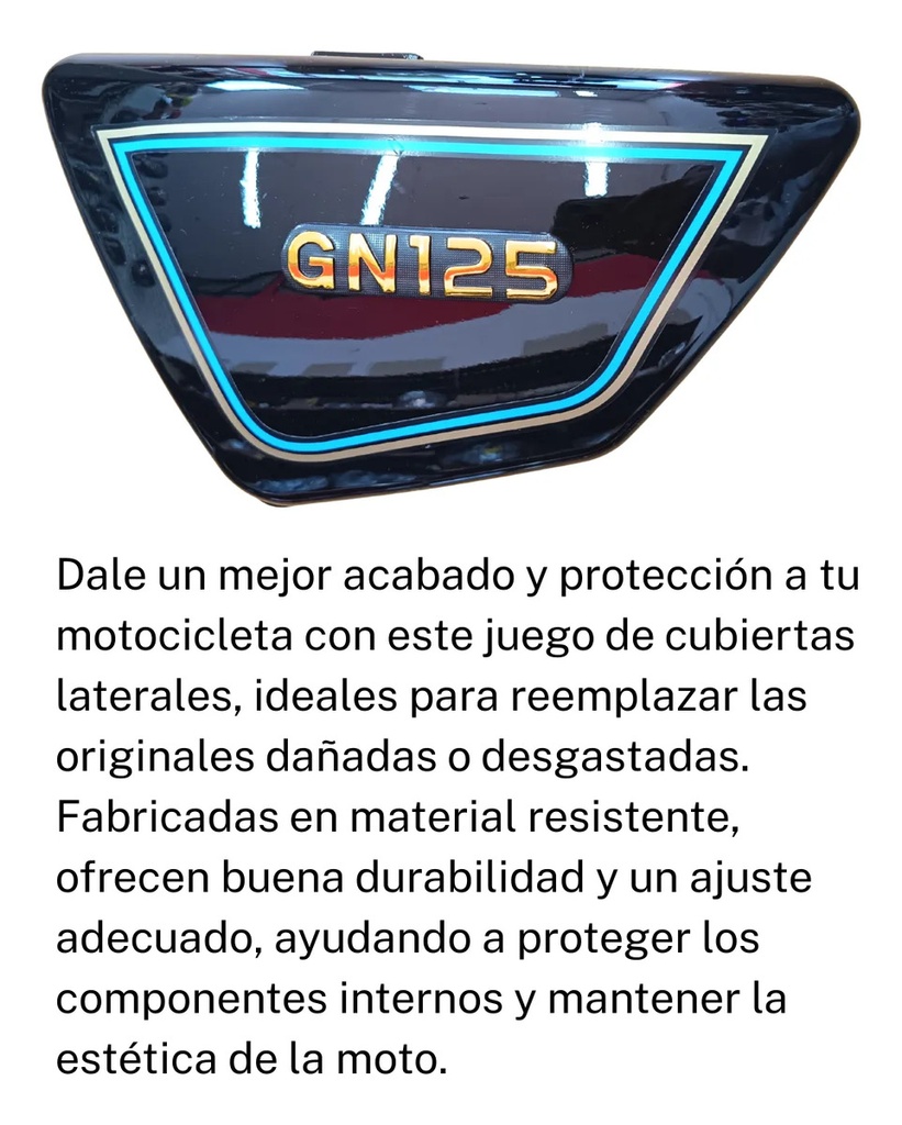 CUBIERTA LATERAL GN125 JGO