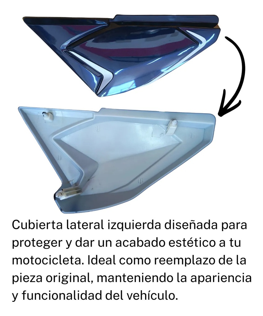 CUBIERTA LATERAL IZQ DT125,FT125TS