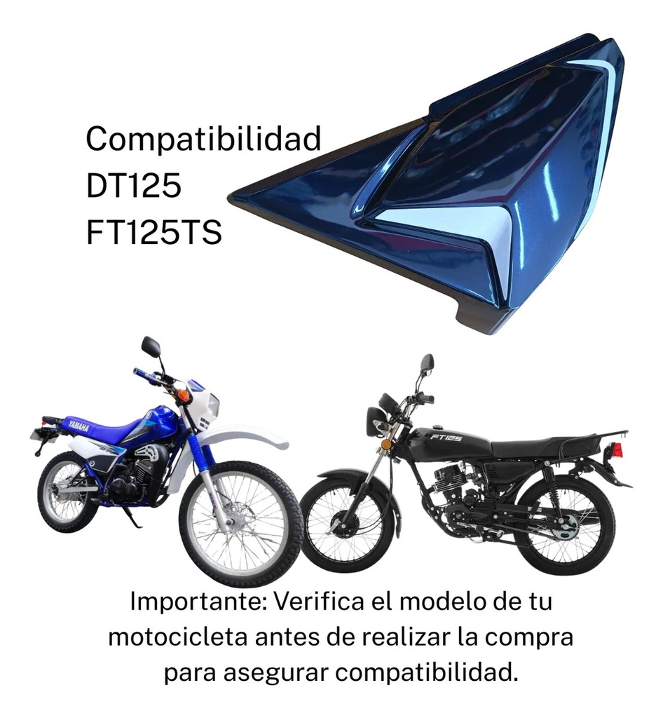 CUBIERTA LATERAL IZQ DT125,FT125TS
