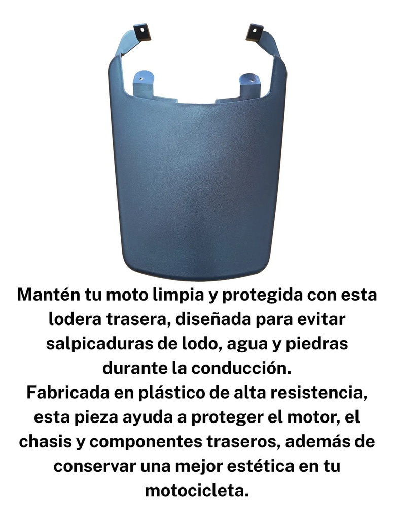 LODERA SALPICADERA TRASERA ITALIKA WS150