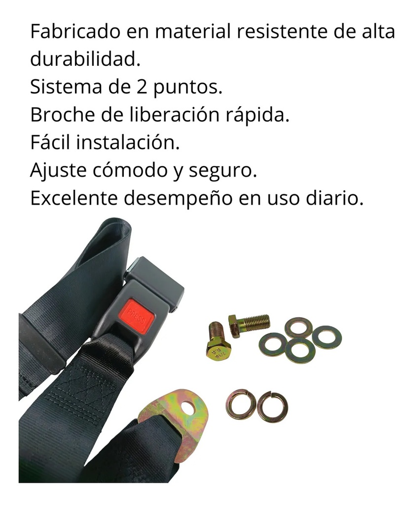 CINTURON SEGURIDAD 2 PTAS