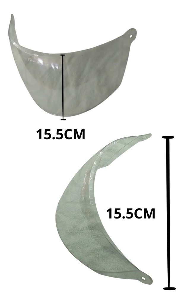MICA CASCO TRANSPARENTE