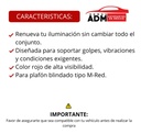 MICA PLAFON BLINDADO M-RED ROJO