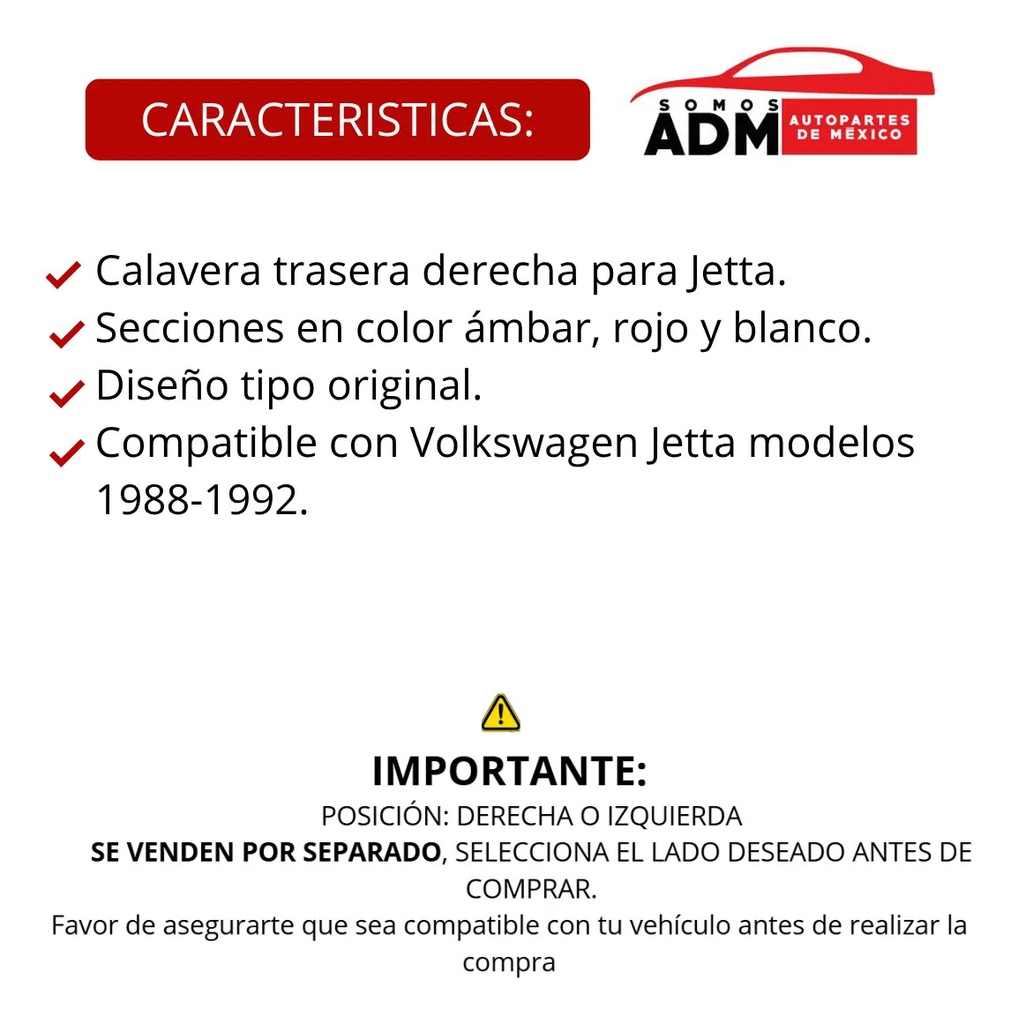 CALAVERA JETTA 88-92 ***Hasta Agotar PRE