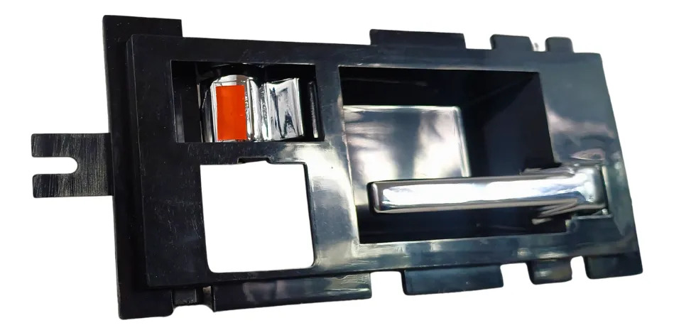 MANIJA INTERIOR CV BLAZER (S10)  GM SONOMA/JIMMY  OD BRAVADA  CV S10 82-94  NEGRA/CROMO ZINC CON PLASTICO HUSHAN Derecho Trasera  