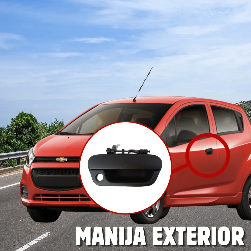 Manija Exterior Chevrolet Spark 11-17/ Beat 17-20 Izq C/hoyo Delantera