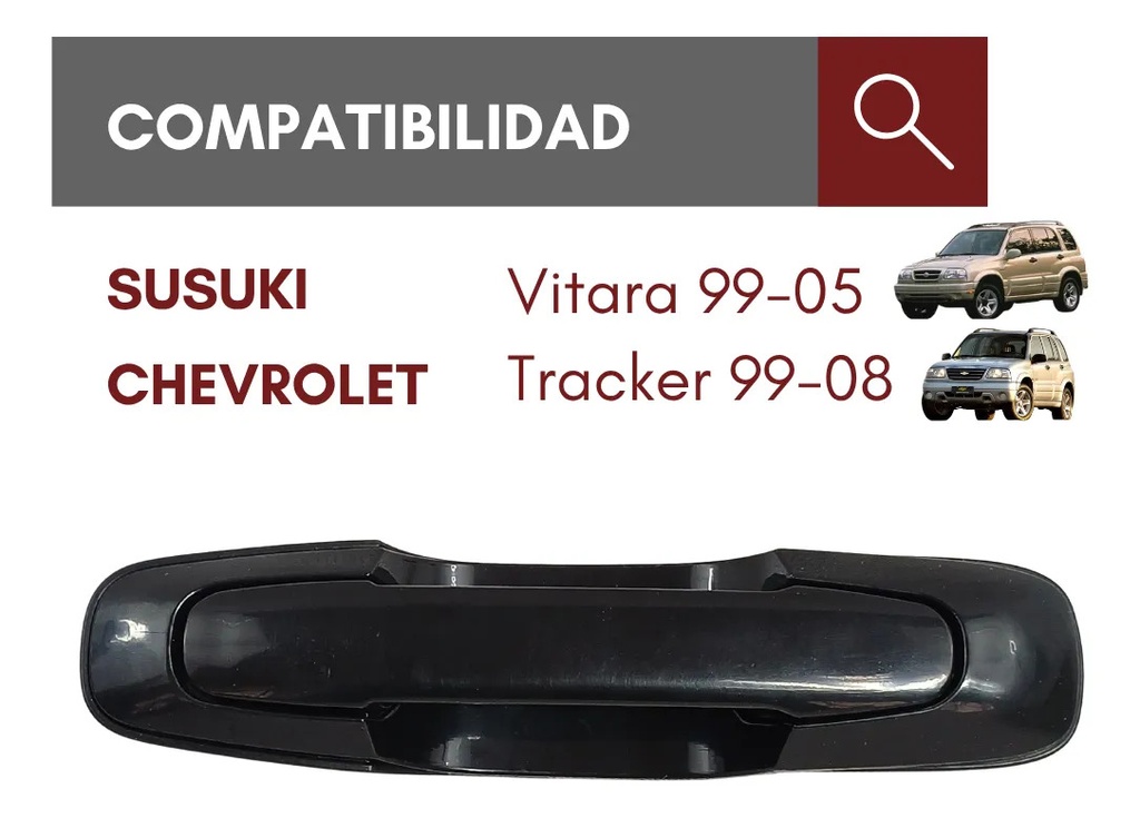 Manija Exterior Chevrolet Tracker 1999 Hu Negra Negra
