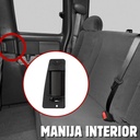 MANIJA INTERIOR CV SILVERADO EXTENDED CAB  GM SIERRA EXTENDED CAB  CV CHEYENNE EXTENDED CAB 99-06  NEGRO PLASTICO HUSHAN Izquierdo  Costado 
