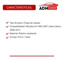 Chapa De Cajuela Volkswagen Jetta A4 99-07/ Clasico 08-15
