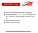 MANIJA DE TAPA FD F-150/F-250 97-08/LOBO 97-03/SUPER DUTY 99-07/EXPLORER SPORT TRAC 01-05 C/ HOYO P/ LLAVE CORRUGADA NEGRO PLASTICO HUSHAN