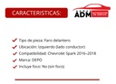 Faro Chevrolet Spark 2016 2017 2018 2019 Depo