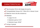 PERNO BISAGRA D21 94-14 URVAN PUNTA L=8.3 cm. Ø=5/16" B=25/64" 4 PZAS
