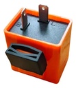 FLASH DESTELLADOR SIN SONIDO CUADRADO 12V NARANJA